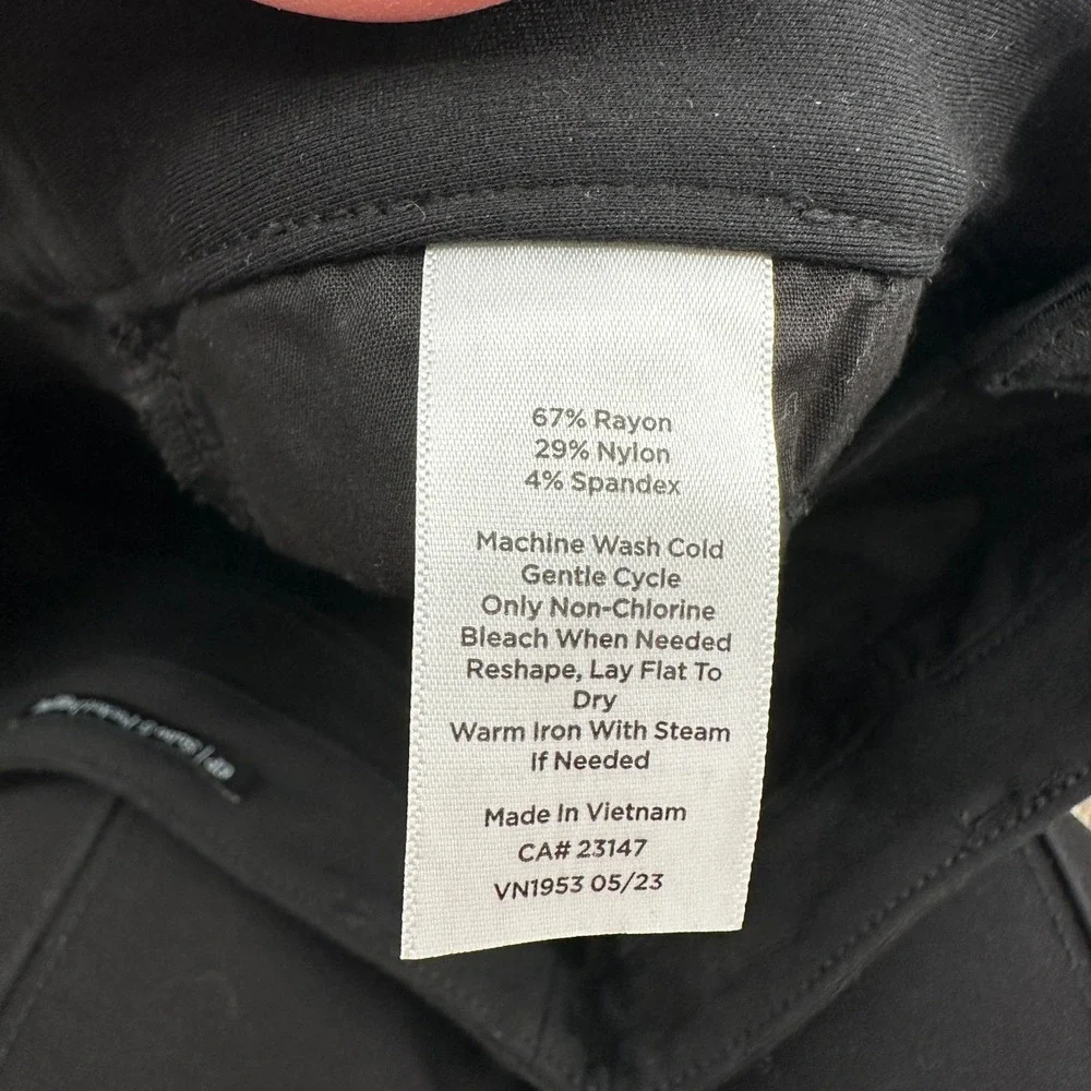 Talbots‎ Soho 5-Pocket Jegging Black Stretch Skinny Pants 6P Minimalist Capsule